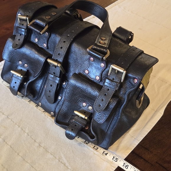 Vintage Mulberry Roxanne Black Leather Bag - Picture 12 of 16